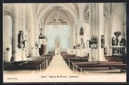 AK Ervy, Église St-Pierre, Intérieur