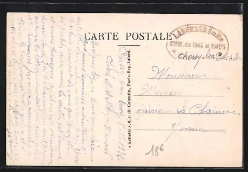 AK Chessy-les-Prés, Bords de la rivière