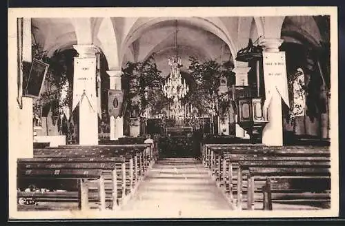 AK Ville-sous-La-Ferté, Intérieur de l`Église
