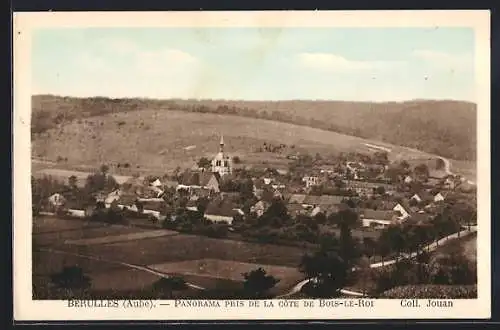 AK Berulles, Panorama pris de la côte de Bois-le-Roi