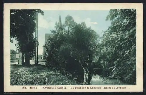 AK Avreuil, Le Pont sur le Landion, Entrée d`Avreuil