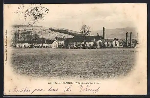 AK Plaines, Vue générale des usines