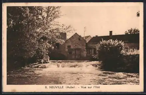 AK Neuville, Vue sur l`îlot