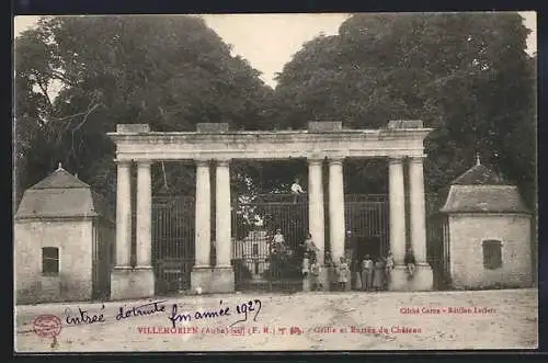 AK Villemorien, Grille et Entrée du Château
