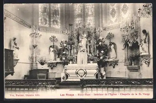 AK Ricey-Haut, Intérieur de l`Église, Chapelle de la Ste. Vierge