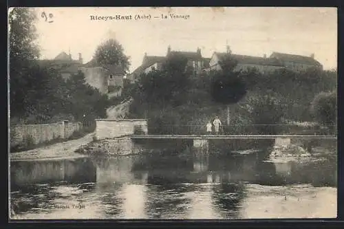 AK Riceys-Haut, Le Vannage et le pont sur la rivière