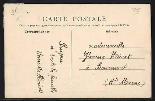 AK Les Riceys, Intérieur de l`église de Ricey-Haut