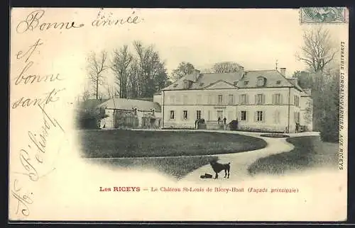 AK Les Riceys, Le Château St-Louis de Ricey-Haut, facade principale