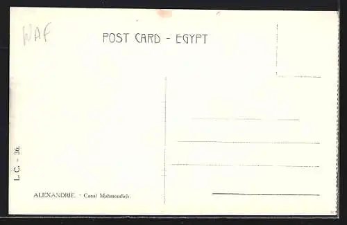 AK Alexandria, Mahmoudieh Canal