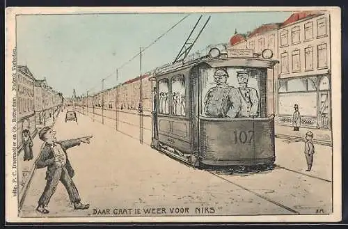 AK Middelburg, Daar Gaat ie Weer Voor Niks, Strassenbahn