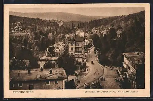 AK Schreiberhau-Mariental, Wilhelmstrasse