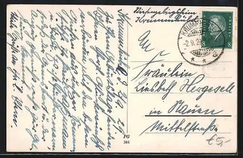 AK Ober Krummhübel / Riesengebirge, Ortsansicht mit Talsperre