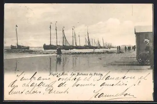 AK Heyst-sur-Mer, Les Bateaux de Peche
