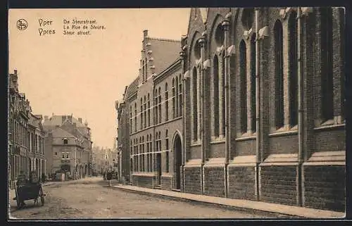 AK Ypres, La Rue de Steurs