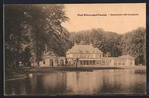AK Deurne, Park Rivierenhof, Restaurant Rivierenhof