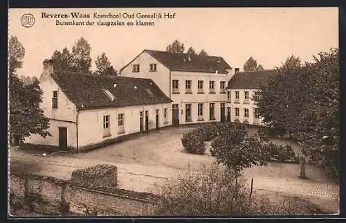 AK Beveren-Waas, Kostschool Oud Geestelijk Hof, Buitenkant der slaapzalen en klassen
