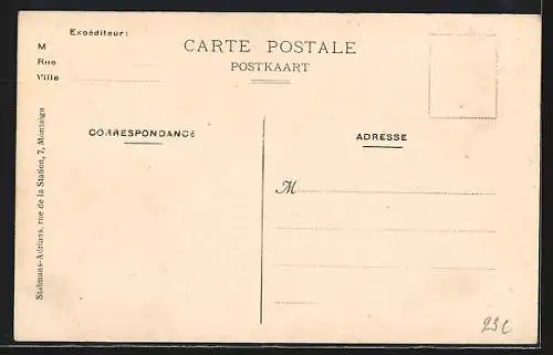 AK Montaigu, Rue de la Gare