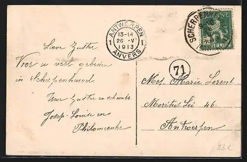 AK Montaigu, Rue de la Station