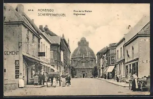 AK Montaigu, Rue de la Station