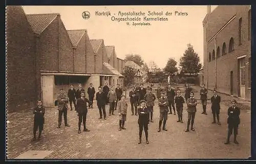AK Kortrijk, Apostolische School der Paters Ongeschoeide Karmelieten, Speelplaats
