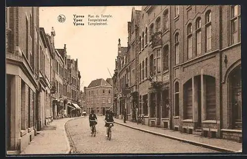 AK Ypres, Rue du Temple