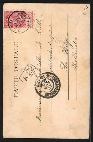 AK Gand, La Donker Poorte lieu de naissance de Charles Quint 1500