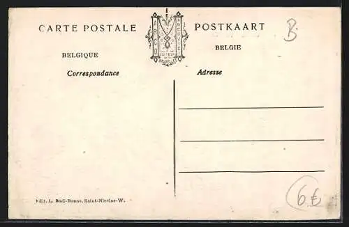 AK Saint-Nicolas-W., Monument de la Liberté