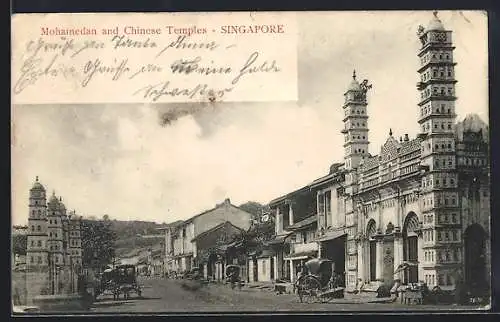 AK Singapore, Mohamedan and Chinese Temples