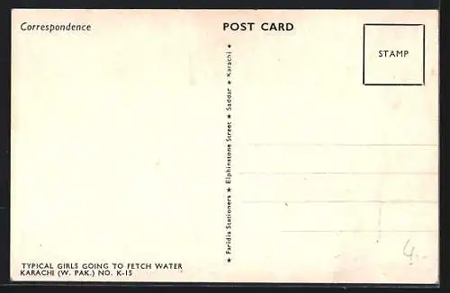 AK Karachi, Typical Girls Going to Fetch Water