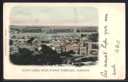 AK Karachi, Staff Lines with Napier Barracks