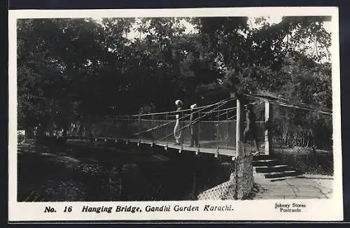 AK Karachi, Hanging Bridge in Ghandi Garden