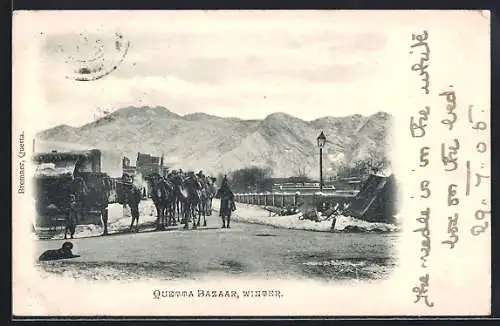 AK Quetta, Bazaar during the Winter