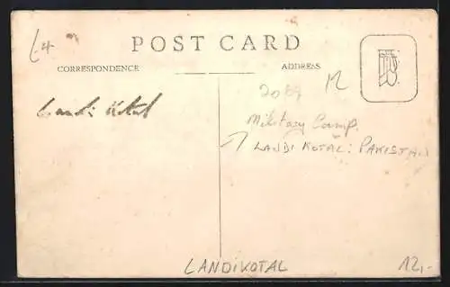 AK Landikotal, Gesamtansicht des Camps mit Bergpanorama