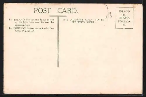 AK Panguma, Ortspartie mit Strohhütten