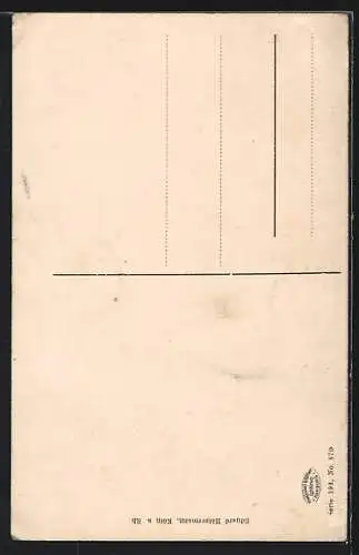 AK Köln-Neustadt, Abendstimmung im Volksgarten