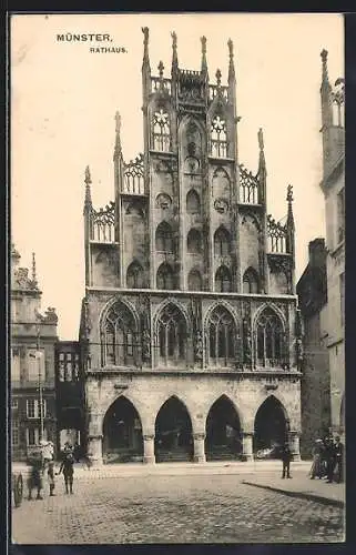 AK Münster / Westfalen, Rathaus