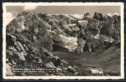 AK Erichhütte, Berghütte mit Hochkönigmassiv