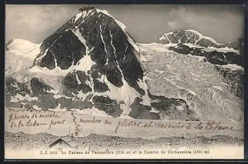AK La Cabane de Panossière et le Combin de Corbassière