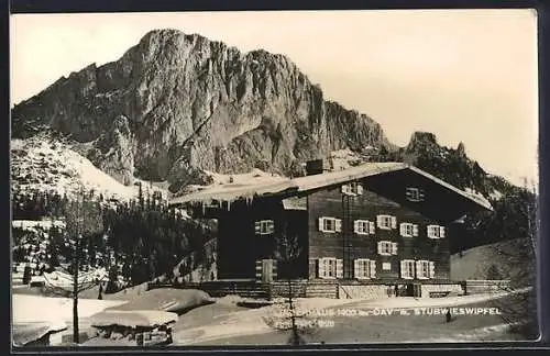 AK Linzerhaus, Berghütte mit Stubwieswipfel