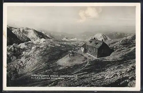AK Schiestlhaus, Berghütte auf dem Hochschwab
