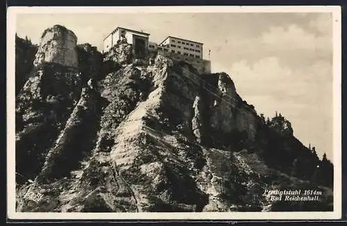 AK Bad Reichenhall, Blick auf dem Predigtstuhl