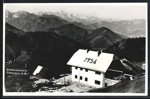AK Schobersteinhütte, Berghütte in Trattenbach 1956