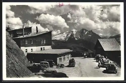 AK Rifugio Maria Flora al Passo di Sella con la Marmolada, Dolomiti