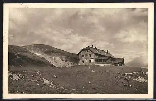 AK Karl Ludwighaus, Berghütte auf der Raxalpe des Österreichischen Touristenklub
