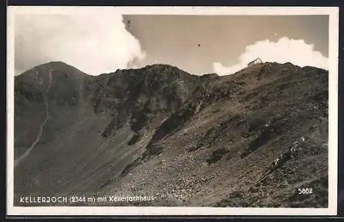 AK Kellerjochhütte, Berghütte mit Panorama