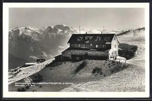 AK Kranabethsattelhütte, Berghütte im Höllengebirge
