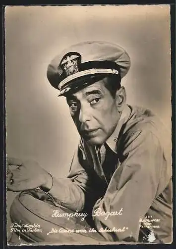 AK Schauspieler Humphrey Bogart im Film Die Caine war ihr Schicksal
