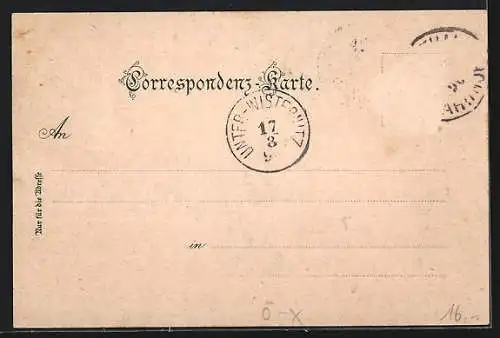 Lithographie Selzthal /Steiermark, Schloss Strechau, Klamm, Ortsansicht