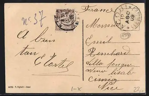 AK Acqui, Panorama, Dampfzug