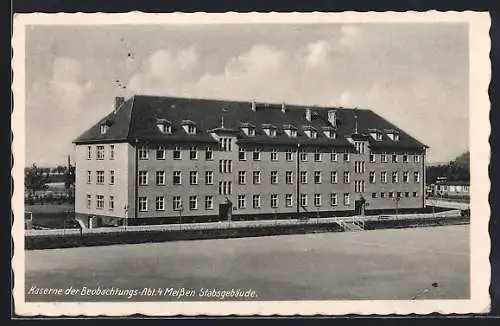 AK Meissen, Stabsgebäude der Kaserne der Beobachtungs-Abt. 4